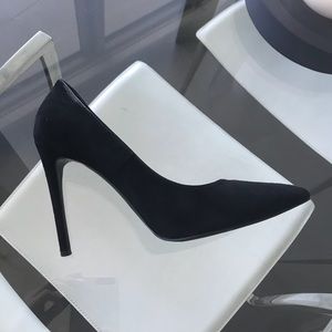 Black Suede heels